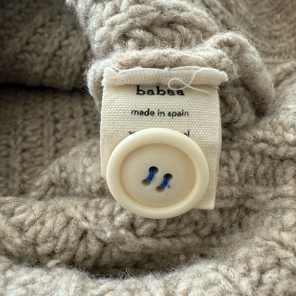 babaã | Cardigan no19 | Mist | EUC - Picture 10 of 11